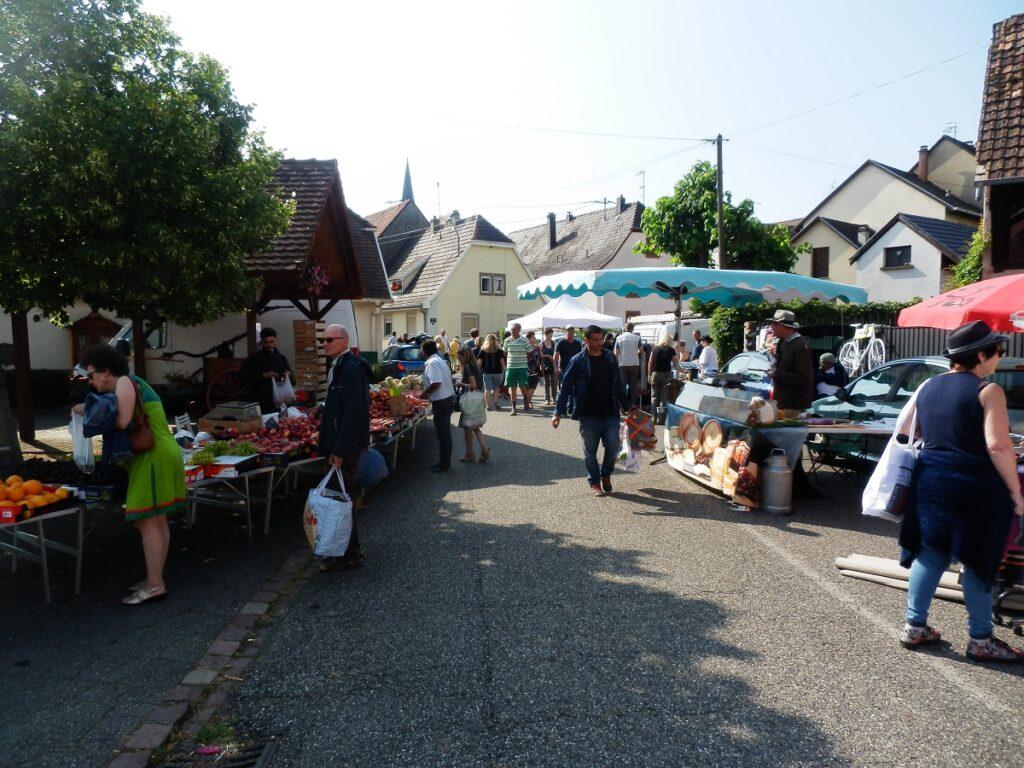 photo du marché aux puces d'Hartmannswiller