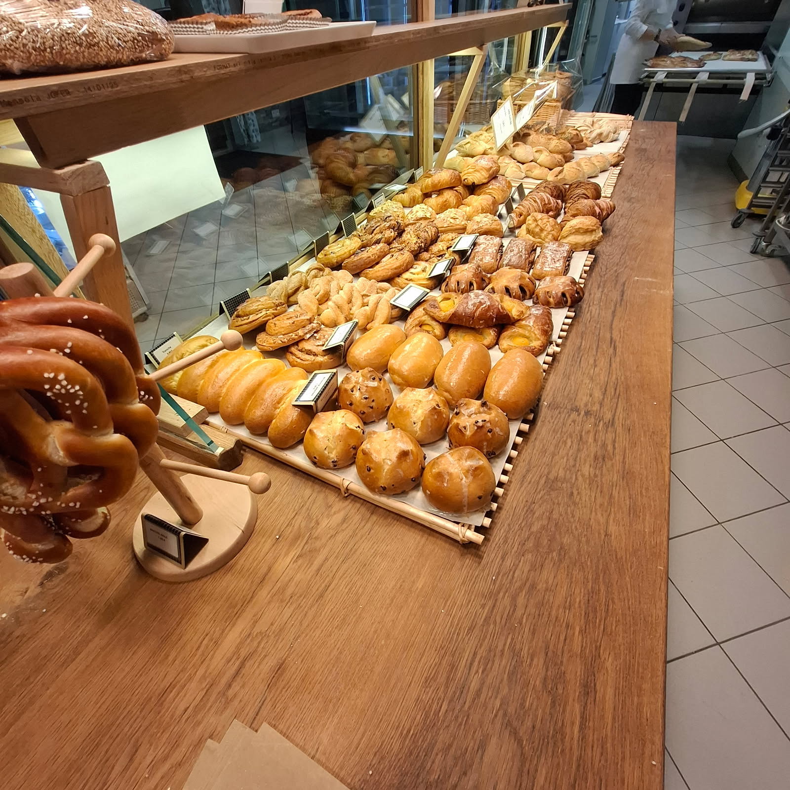 vitrine de la boulangerie de hartmannswiller