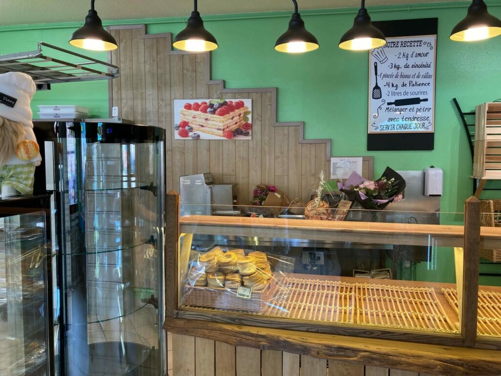 vitrine de la boulangerie de hartmannswiller